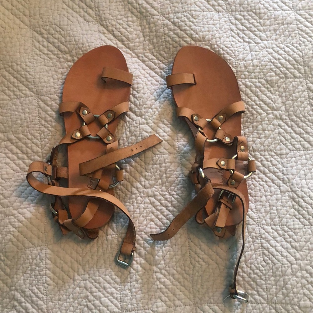 Free people gladiator style sandals